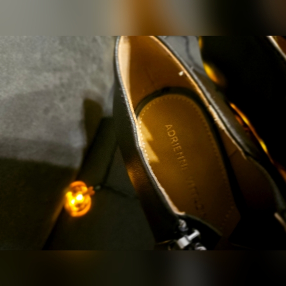 ADRIENNE VITTADINI Midge Brown Leather Wedge Ankle Booties sz8 - Picture 6 of 9